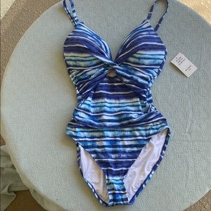 La Blanca blue one piece